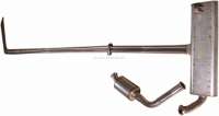 Citroen-DS-11CV-HY - DS >59, high-grade steel exhaust completely, without mounting material. Suitable for Citro