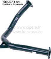 Citroen-DS-11CV-HY - Elbow pipe (1 exhaust pipe), suitable for Citroen 11BN, Familiale, Commercial. Or. No. 308