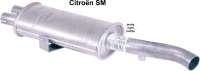 citroen ds 11cv hy exhaust system sm final silencer on P32176 - Image 1