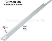 citroen ds 11cv hy floor pan on right reinforcing plate P37806 - Image 1