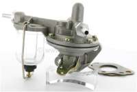 Citroen-DS-11CV-HY - Gasoline pump mechanically, with inspection glass + hand lever. Suitable for Citroen 11CV,
