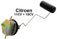 Citroen-DS-11CV-HY - Fuel sender 6 V. Suitable for Citroen 11CV + 15CV. Or. No. 723041