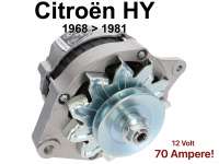 Citroen-DS-11CV-HY - Alternator with integrated alternator regulator. Suitable for Citroen HY (petrol engine), 