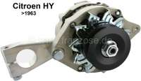 Citroen-DS-11CV-HY - Generator with integrated battery charging regulator, new part. Suitable for Citroen HY, t