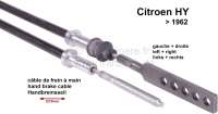 citroen ds 11cv hy hand brake cable on left P48055 - Image 1