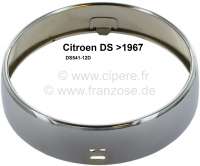 Citroen-DS-11CV-HY - Additional headlight chrome ring (Jod headlight). Suitable for Citroen DS, up to year of c
