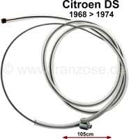 Citroen-DS-11CV-HY - Headlamp Bowden cable (105cm long), for the steering movement of the auxiliary headlights.