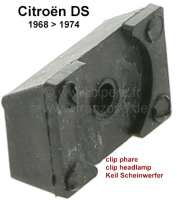 Citroen-DS-11CV-HY - Headlamp mounting bolt: wedge in the fixture for the pin, at the headlamp. Suitable for Ci
