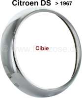 Citroen-DS-11CV-HY - Headlight chrome ring, for Cibie headlamp casing. Suitable for Citroen DS, to year of cons