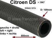 citroen ds 11cv hy heating ventilation fresh air hose isolated P34528 - Image 1