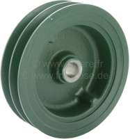 Citroen-DS-11CV-HY - Hydraulic pump belt pulley, for 2 V-belts. Suitable for Citroen DS (LHM + LHS). Manual gea
