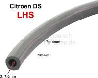 citroen ds 11cv hy hydraulic return hose lhs 7x14mm fluid P34581 - Image 1