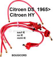 Citroen-DS-11CV-HY - Ignition cable set, suitable for Citroen DS (carburetor engine, starting from year of cons