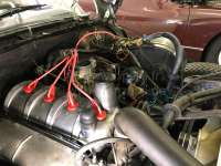 Citroen-2CV - Ignition cable set, suitable for Citroen DS IE (injection engine) and DS carburetor, to ye