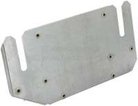 Citroen-2CV - Exhaust elbow heat protection plate, with isolation (securement with 8 rivets). Suitable f