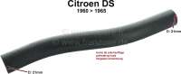 Citroen-DS-11CV-HY - Preheating hose for the intake manifold (carburetor preliminary heating). Suitable for Cit