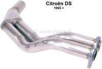 Citroen-DS-11CV-HY - DS starting from 65, elbow pipe 2 in 1 from high-grade steel (Y-pipe). Suitable for Citroe