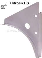 Interior fender transition bracket on the left (connecting metal between the