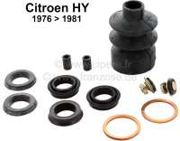 Citroen-DS-11CV-HY - Master brake cylinder repair set (only seals), dual circuit brake system. Suitable for Cit