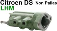 Citroen-DS-11CV-HY - Brake valve (master brake cylinder), in the exchange. Hydraulic system LHM. Parallel outle