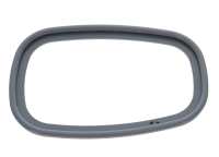 Citroen-DS-11CV-HY - Mirror frame surround (plastic frame around the mirror). Small oval version. Dimensions ap