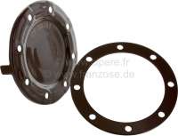 Citroen-DS-11CV-HY - Oil filter locking cap with screw ring (oil pan). Suitable for Citroen DS. This cap is oft