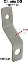 citroen ds 11cv hy rear fender stainless steel bracket P37920 - Image 1