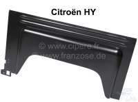 Citroen-DS-11CV-HY - Fender rear on the left, made from sheet metal. (angular wheel arch). Suitable for Citroen