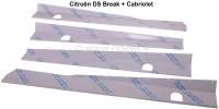 Citroen-DS-11CV-HY - Box sill lining (4 pieces, for the whole vehicle) outside. Suitable for Citroen DS BREAK +