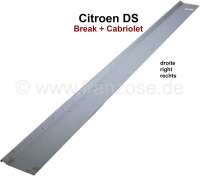 Citroen-DS-11CV-HY - Edge of the floor pan (reinforced) on the right with flanges. Suitable for Citroen DS BREA
