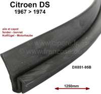 citroen ds 11cv hy rubber seal between fender bonnet P35003 - Image 1