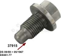 Citroen-DS-11CV-HY - Screw, for fixing the rear fender. Suitable for Citroen DS, from year of manufacture 09/19