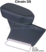 Center arm rest, suitable for Citroen DS. Vinyl black.