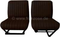 citroen ds 11cv hy seat covers front covering black vinyl P48050 - Image 1