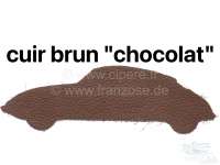 Citroen-DS-11CV-HY - Covering brown, from genuine leather (on the left of or on the right fitting). Suitable fo