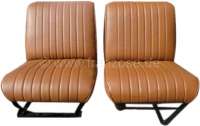 Citroen-DS-11CV-HY - Covering brown, from vinyl (on the left of or on the right fitting). Suitable for Citoen H