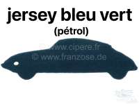 Citroen-DS-11CV-HY - Head rest narrow, suitable for Citroen DS. Velour petrol (blue-green). Per piece. Mounted 