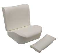 Citroen-DS-11CV-HY - Foam material upholstery for 1 seat in front (3 parts). Suitable for Citroen DS, starting 