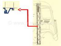 citroen ds 11cv hy sliding door profile front stop length P48348 - Image 1