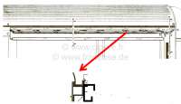 Citroen-DS-11CV-HY - Sliding door rail repair sheet metal (horizontal). Suitable for Citroen HY. This rail do n