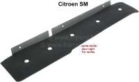 Citroen-DS-11CV-HY - SM, seal on the right (horizontal), under the door. Inclusive metal fixture. Suitable for 