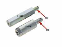 Citroen-DS-11CV-HY - Exhaust manifold heat shield spacer extended. This spacer is fitted between the starter mo