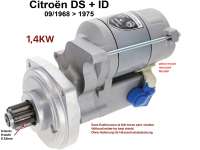 citroen ds 11cv hy starter high performance motor P32557 - Image 1
