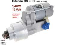Alle - High performance starter motor. Suitable for Citroen DS19 + ID19, from year of constructio