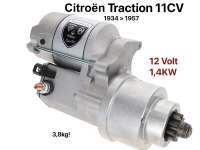 Citroen-DS-11CV-HY - High performance starter motor. Suitable for Citroen 11CV. Year of construction 1934 to 19