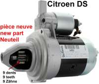 citroen ds 11cv hy starter motor 9 teeth magnetic switch P34002 - Image 1