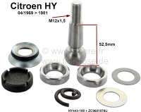Citroen-DS-11CV-HY - Tie rod end repair set largely. Pin length: 74mm. Thread: M12 x 1,5. Suitable for Citroen 