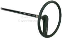 Citroen-DS-11CV-HY - Steering wheel foamed, completely with steering column. In the exchange. Suitable for Citr