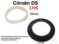 Citroen-DS-11CV-HY - Suspension cylinder sealing set LHS (35mm). Suitable for Citroen DS sedan, to year of cons