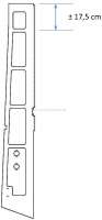 Citroen-DS-11CV-HY - Tail sheet metal on the left extends, only outer sheet metal. Suitable for Citroen HY with